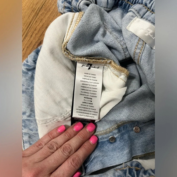 7 For All Mankind Ruby Paperbag Shorts - Picture 6 of 8